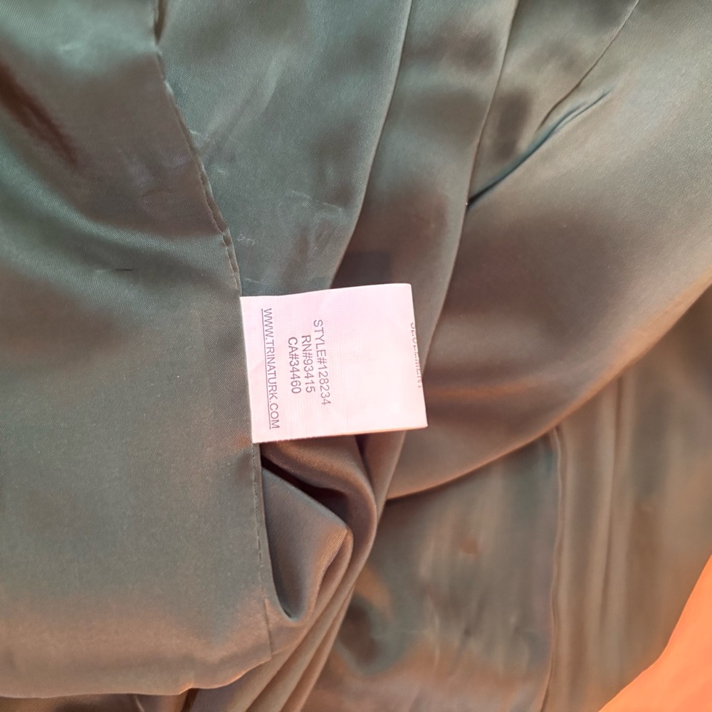 Trina Turk Emerald Green Sheath Dress Cap Sleeves - Picture 10 of 10
